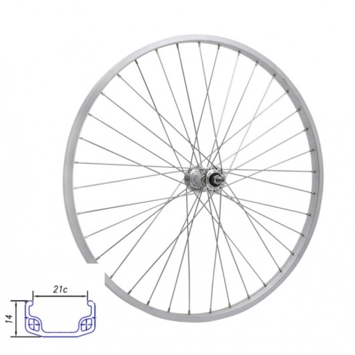 Roata Fata SXT- MC20 26''(559x21C) 36H Silver