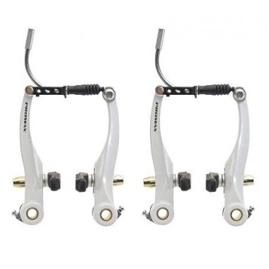 Set V-Brake Aluminiu Promax ( F+R ) Alb