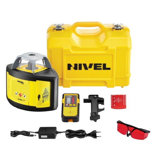 Nivela laser rotativa Nivel System NL500 Digital cu fascicul rosu