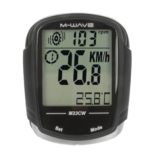 Bike Computer Wireless M-WAVE "M23CW" 23 Functii