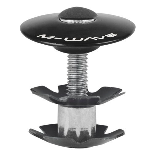 Capac si Floare Cuvete M-WAVE FORK FIX 1.1/8" Negru Anodizat