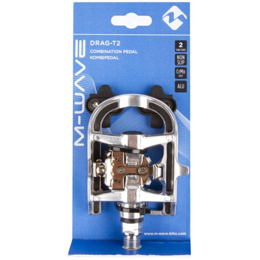 Pedale Aluminiu Duble M-WAVE DRAG-T2