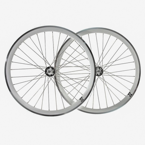 Set Roti Single Speed/Fixie SXT 700-32H 40 mm Silver