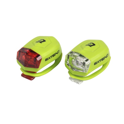 Set Flash cu Baterii Extend FROGGIES (silicone) Lime