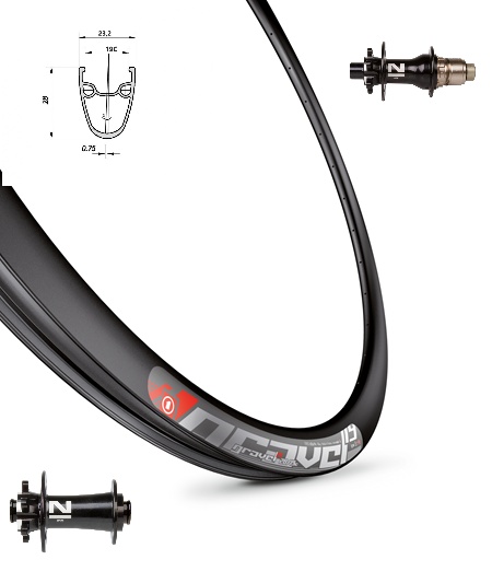 Set Roti GRAVEL MACH.1-N7921 700x19C 32H Sram- 6 p
