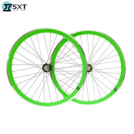 Set Roti Single Speed/Fixie SXT 700-32H 40 mm Verde