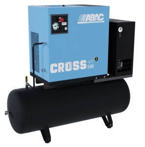 Compresor de aer profesional cu surub, cu uscator Rezervor 200 Litri 4 kW, 500 L/min, 10 bari ABAC-CROSS-IVR-500E-10-400/50-200 - Img 2