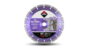 Disc diamantat multi-uz 125mm, STT 125 SuperPro - RUBI-30975