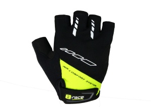 Manusi B-RACE BUMP Negru/Lime L - Img 3