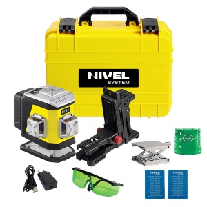 Nivela laser albastru in cruce Nivel System CL3B cu trepied SJJM1EX - Img 2