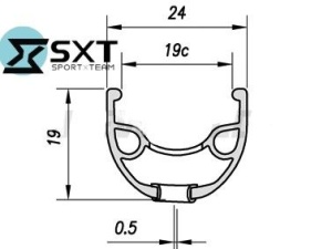 Roata Fata 26" ( 559x19C ) x 36H NEURO DISC - 2R - Img 2