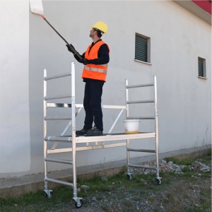 Schela Mobilă Profesională ProTUBE F90 din Aluminiu, Hmax 2,7 m
