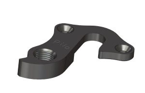 Ureche cadru PILO D1146 compatibilă cu bicicletele VSF, Kreidler, Compel și Ortler. Fabricată CNC din aluminiu anodizat pentru rezistență sporită. Ax 5 mm (Standard QR).