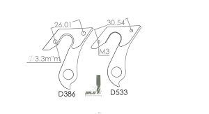 Ureche Cadru PILO D533 Cannondale - Img 2