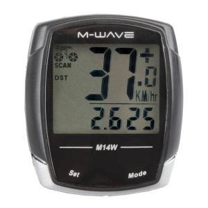 Bike Computer Wireless M-WAVE "M14W" 14 Functii - Img 1