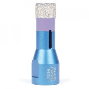 Carota diamantata pentru gresie portelanata diam. 16 mm Montolit FS16