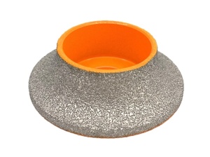 Freza diamantata pentru profilare granit, marmura, gresie Profil Semirotund Half Bullnose, R-20mm, ∅75x22,23mm - DXDY.FPP.HBN20 - Img 4