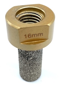 Freza tip deget pt. frezari in gresie portelanata si piatra - diametrul 16mm - prindere M14 - DXDY.GOLD.Finger - Img 2