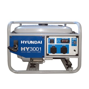 Generator de curent monofazic Hyundai HY3001, 2.8 kW, 230V, motor benzina OHV, 4 timpi