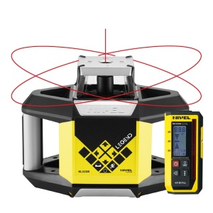 Nivela laser rotativa profesionala cu pante X/Y Nivel System NL320R DIGITAL cu trepied SJJ1 și stadie LS24 - Img 2