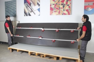 Sistem de transport cu ventuze pt. placi de dimensiuni mari, 320cm, 60kg, Slim Easy Trans - RUBI-18910 - Img 2