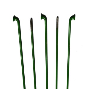 Spita Inox 2 mm cnSPOKE Verde-257 mm