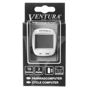 Bike Computer VENTURA "X" 10 Functii Alb - Img 2