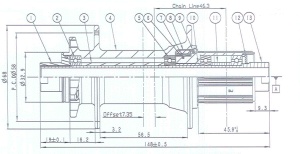 Butuc Spate NOVATEC D442SB-B12-S4S-11 12 x 148 mm 32H - Img 3