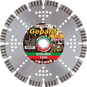 Disc diamantat pentru beton armat Diatech GEPARD 230 mm