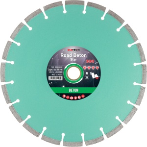 Disc diamantat pentru beton Diatech ROAD STAR diametru 300 mm