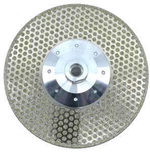Disc DiamantatExpert Galvanizat pt. taiere si slefuire - Marmura, Gresie, Piatra 180xM14 (mm) Premium - DXDY.CNG-MC.180.M14 - Img 1
