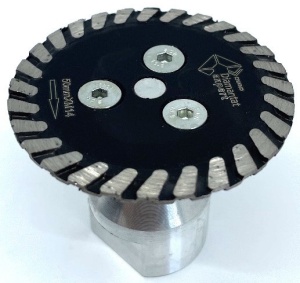 Disc DiamantatExpert pentru gresie portelanata, placi dure 50mm x M14 Premium - DXDY.DP50 - Img 2