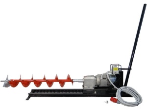 Foreza orizontala subtraversari EUROKOMAX motor electric 400V/50Hz , 2,2 kW