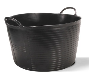 Galeata Flexibila FlexTub din PolietilenÄ Neagra 55L - RUBI-88774