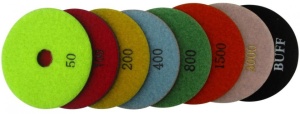 Paduri / dischete diamantate pt. polish uscat #BUFF 100mm Super Premium - DXDH.24007.100.BUFF - Img 3