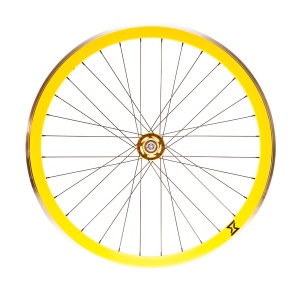 Roata Fata Single Speed/Fixie SXT 700-32H 40 mm Galben