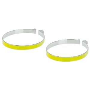 Set Benzi Metalice Reflectorizante M-WAVE ILLU PANTCLAMPS N - Img 1