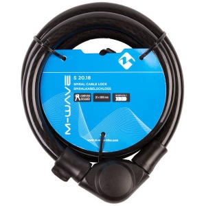 Antifurt Bicicletă M-WAVE "S 20.18" - Nivel Securitate 3, 20x1800 mm