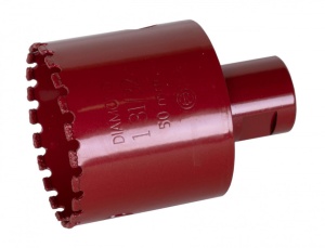 Carota diamantata pt. portelan, placi ceramice DryGres Premium 50mm - RUBI-6975 - Img 1