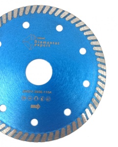 Disc Diamantat pt. Gresie ft. dura portelanata, Granit - Turbo 150x25.4 (mm) Premium - DXDY.3956.150 - Img 3