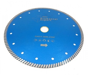 Disc DiamantatExpert pt. Gresie ft. dura portelanata, Granit - Turbo 350x30mm (cu inel reductor de 25,4mm) Premium - DXDY.3956.350 - Img 3