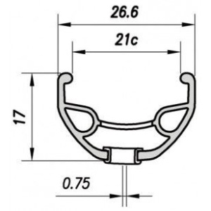 Roata Fata SXT 29(622x21C) KARMA-NOVATEC 9x110 mm QR 32H - Img 4