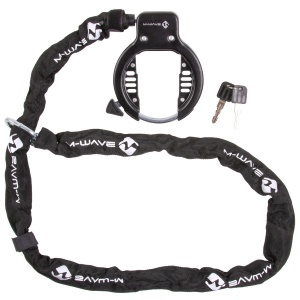 Antifurt Cadru cu Cheie si Lant M-WAVE Ringchain