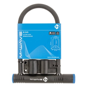 Antifurt Cadru U-Lock M-WAVE "B 245" - Grosime 14 mm, 197x245 mm
