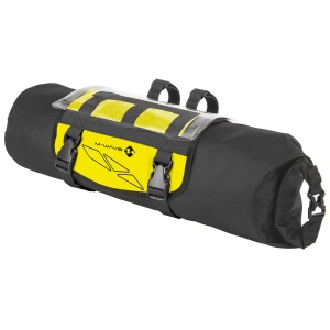 Bagaj Fata M-WAVE BP FRONT Negru-Galben Neon