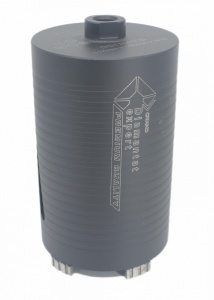 Carota diamantata PREMIUM ø117mm x 180mm x M16 pentru gaurire Beton armat, Zidarie, Granit - DXDY.P0117.117 - Img 2