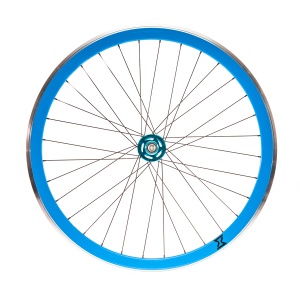 Roata Fata Single Speed/Fixie SXT 700-32H 40 mm Albastru - Img 1