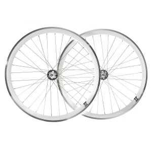 Set Roti Single Speed/Fixie SXT 700-32H 40 mm Alb