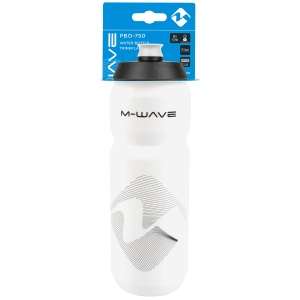 Bidon Plastic M-WAVE PBO-750 Alb Matt 750 ml - Img 1