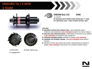 Butuc Spate NOVATEC D902SB-CL-X12-A4A-S11 12 x 142 mm 32H - Img 4